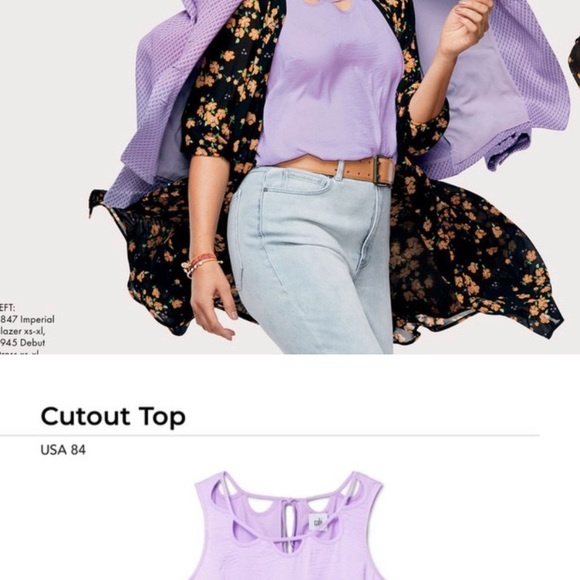 Cabi Cut out top - Picture 2 of 5